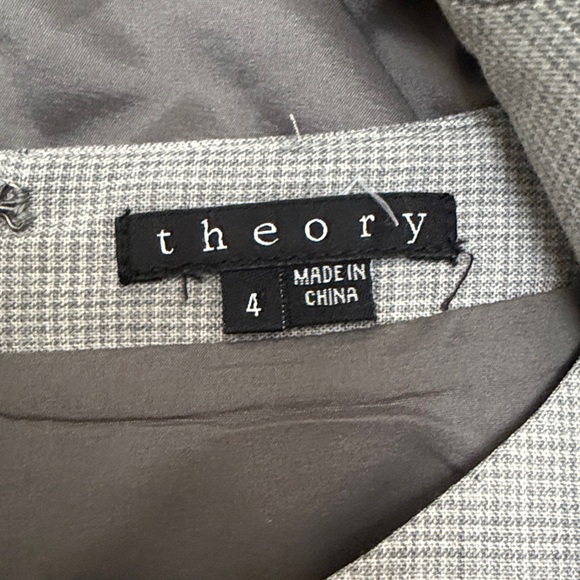 Theory Light Gray Women's Blazer and Dress Set - Picture 2 of 9
